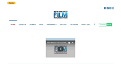 Desktop Screenshot of nmfilmfoundation.org