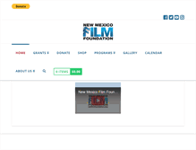 Tablet Screenshot of nmfilmfoundation.org